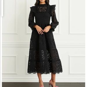 NWT Hill House Home Millie Top party event wedding blouse shirt Black Lace 2XL